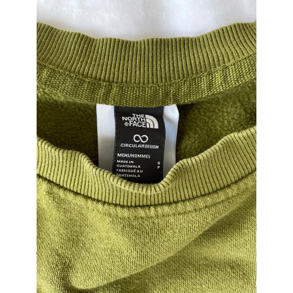 Men's North Face‎ Evolution Crewneck Sweatshirt Green Size Small